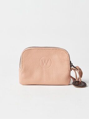 Wanderers Leather Mini Wallet in Blush